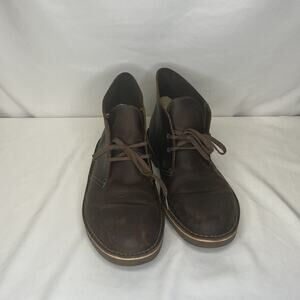 Clarks Original Desert Suede Brown Chukka Boots Ankle Lace Up Men’s Size 10